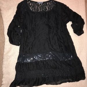 Tempo Paris Silk Shimmery Dress